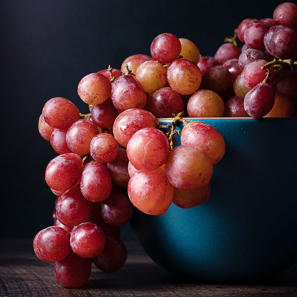 Crimson Red Seedless Grapes - 500 Gms
